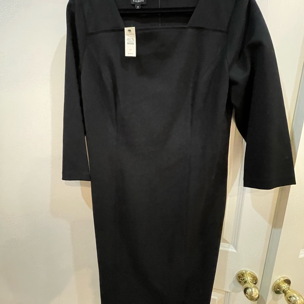 Talbots Elegant Black Dress